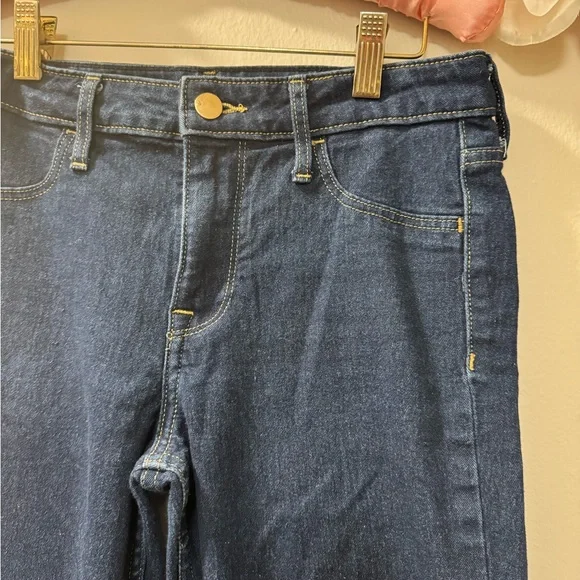 Women's Skinny Jeans in Dark Indigo Stretch Denim - Picture 5 of 12